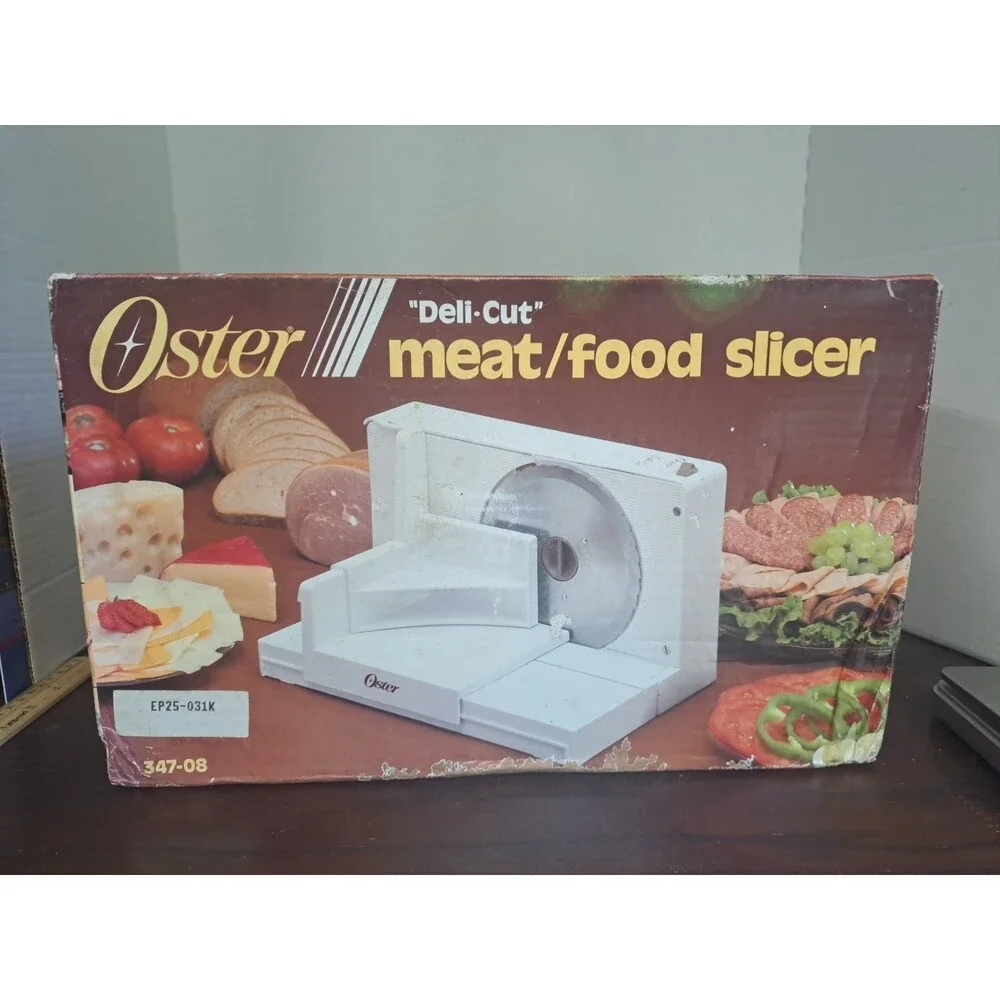 1985 Oster Deli-Cut Meat/Food Slicer Factory Sealed Box